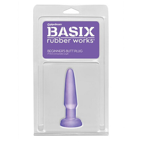 Beginners Butt Plug - Basix Rubber