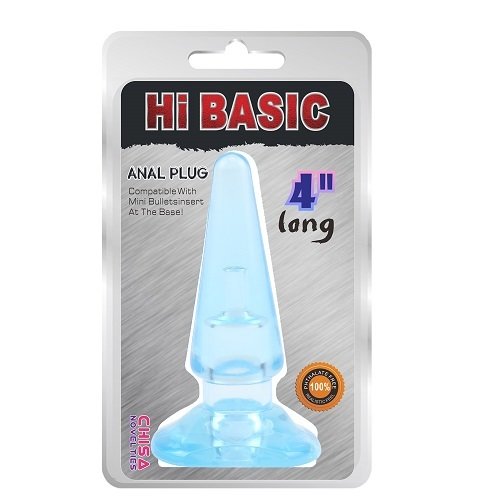 Anal Plug 4" - Hi Basic - Chisa Novelties