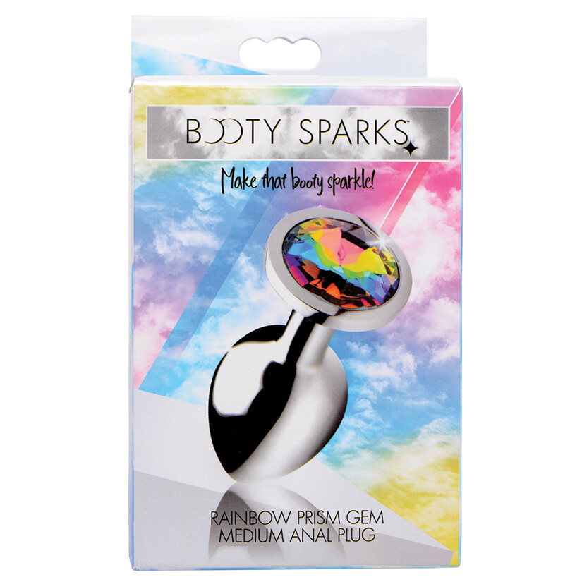 Rainbow Prism Gem Anal Plug - Small - Booty Sparks