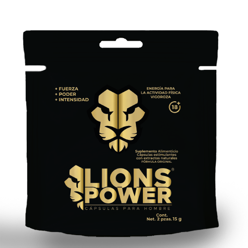 Capsulas Para Hombre - Lions Power - 2 pza 