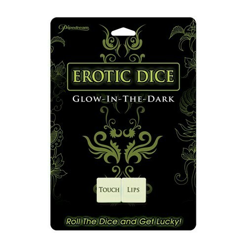 Erotic Dice - Glow in the Dark - Pipedream