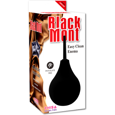 Easy Clean Enema - Black Mont - Chisa Novelties