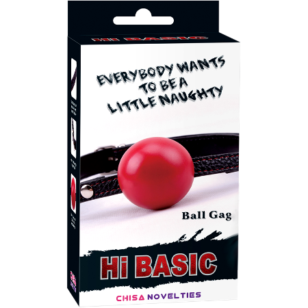 Ball Gag Red - Hi-Basic - Chisa Novelties