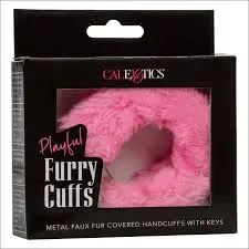 Furry Cuffs - Playful - Calexotics - White