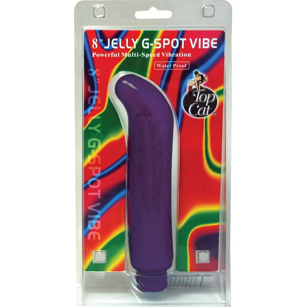 8" Jelly G-Spot Vibe - Top Cat