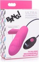 7X Pulsing Rechargeable Bullet- Pink - BANG