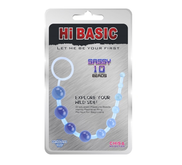 Sassy Anal Beads - Hi - Basic - Chisa Novelties