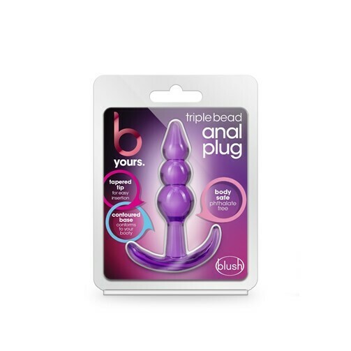 Triple Bead Anal Plug - B Yours - Blush Novelties