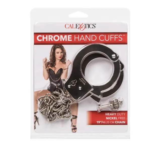 Chrome Hand Cuffs - CalExotics