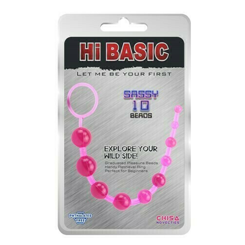 Sassy Anal Beads - Hi - Basic - Chisa Novelties