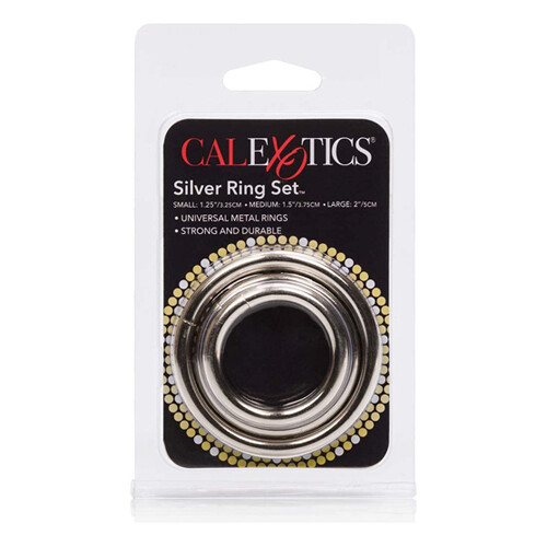 [SE-1403-05-2] Silver Ring Set - Calexotics