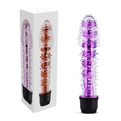 [VV076] Vibrador con Funda con Textura - PNK