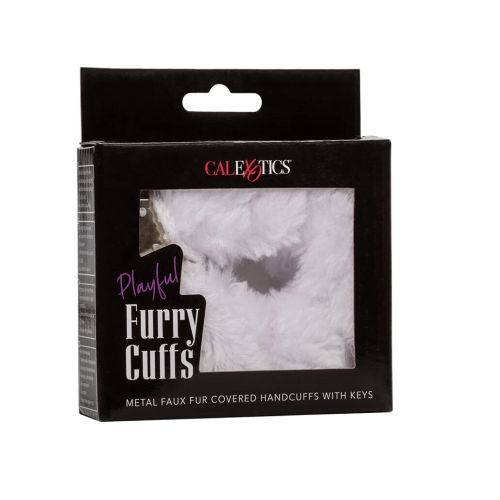 Furry Cuffs - Playful - Calexotics - White