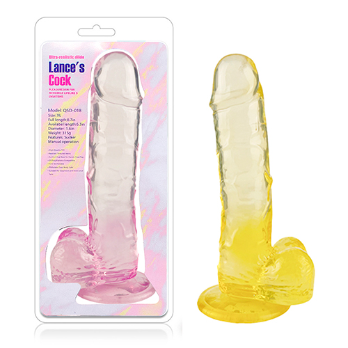 [QSD-018-M] Ultra Realistic Dildo 7.3" - Lance´s Cock 