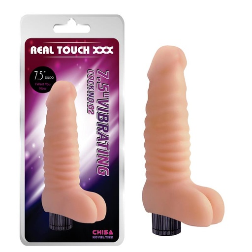 [CN-101851243] 7" Vibrating Cock No.02 - Real Touch XXX - Chisa Novelties (copia)