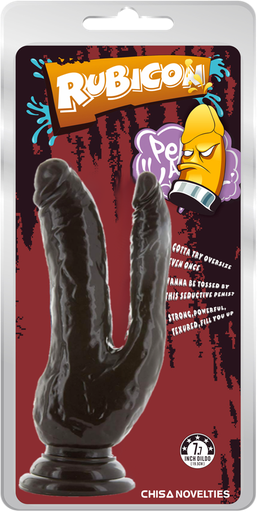 Dark Magic Dual Penis 7.7" - Rubicon - Chisa Novelties