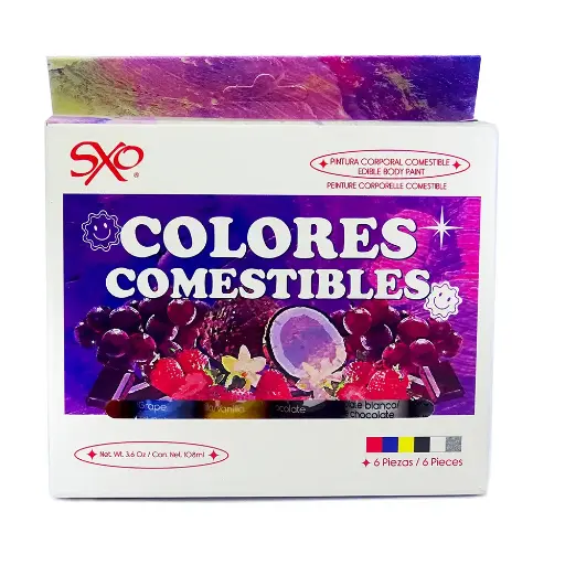 [KITPC-01] Colores Comestibles SXO - Kit de 6 piezas