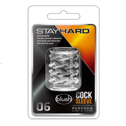 [BL-00602] Cock Sleeve 06 - Stay Hard - Blush