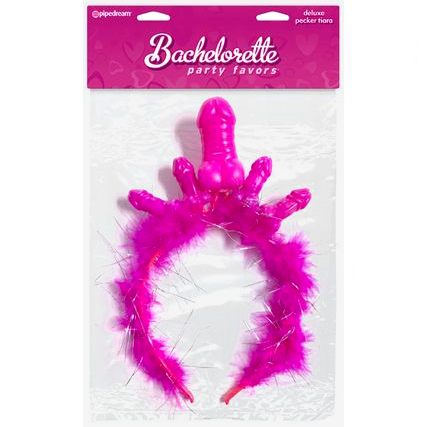 [PD6556-11] Deluxe Pecker Tiara - Bachelorette Party Favors - Pipedream