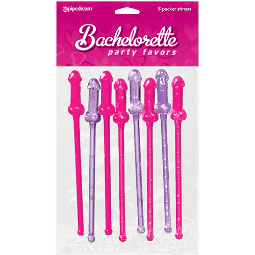 [PD6038-00] Pecker Stirrers (Agitadores) - Bachelorette Party Favors - Pipedream Products