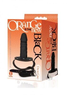 [IC2534-2 478] Dick Gag - Orange is the New Black - Black