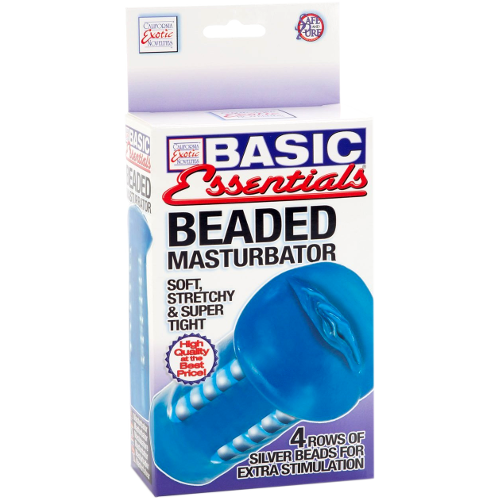 [SE-1786-12-3] Beaded Masturbator - Basic Essentials - Calexotics